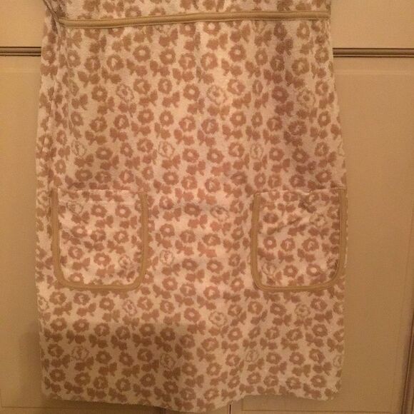 Teddy Fresh Tan Women’s Floral Jacquard Terry Dress - Picture 3 of 8